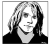Cartoon: Kurt Cobain (small) by Carma tagged kurt cobain nirvana music grunge rock celebrities