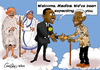 Cartoon: Welcome Madiba! (small) by carloseco tagged nelson,mandela,martin,luther,king,gandhi