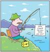 Cartoon: TP0056fishing (small) by comicexpress tagged fish fiherman fishing sport sorts message note kidding tricking