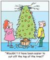 Cartoon: TP0191christmastree (small) by comicexpress tagged christmas xmas tree lights handyman renovations tools