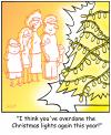 Cartoon: TP0205christmastreelightsdecorat (small) by comicexpress tagged christmas,xmas,shopping,presents,gifts,tree,lights,decorations