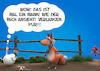 Cartoon: Ein echter Kerl (small) by Rüsselhase tagged huhn,fuchs,beziehung,hahn,bauernhof