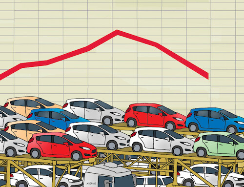 Cartoon: autograf25 (medium) by Lubomir Kotrha tagged car,manufacturers,have,problems,car,manufacturers,have,problems