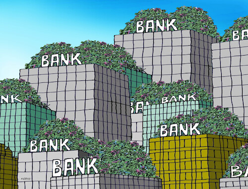 Cartoon: bankov (medium) by Lubomir Kotrha tagged money,banks,profits,money,banks,profits