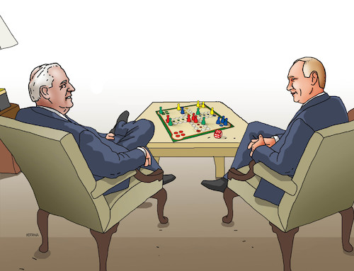 Cartoon: bidclovece (medium) by Lubomir Kotrha tagged biden,putin,usa,russia,biden,putin,usa,russia