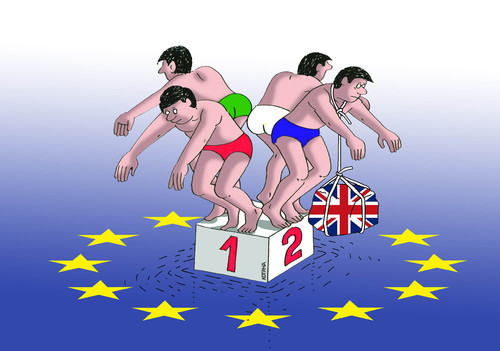 Cartoon: britskokan (medium) by Lubomir Kotrha tagged eu,brexit,europa,cameron,referendum