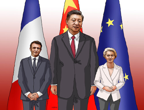 Cartoon: chinaeu24a (medium) by Lubomir Kotrha tagged china,world,china,world
