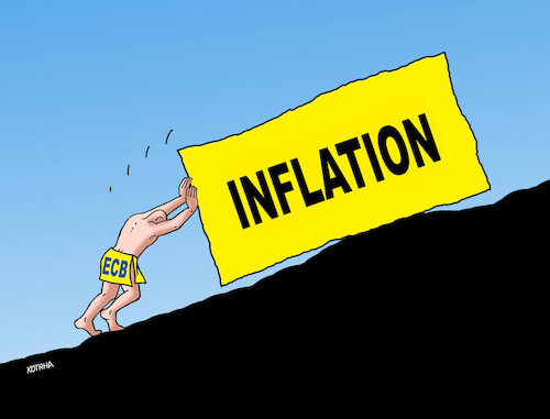 Cartoon: ecbsizyf-de (medium) by Lubomir Kotrha tagged inflation,inflation