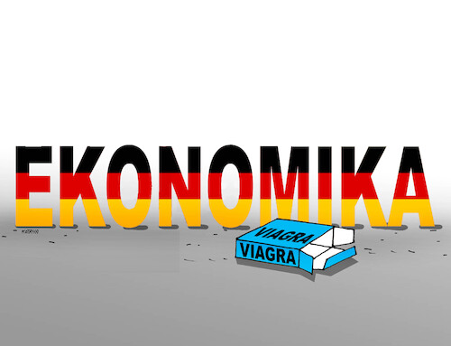 Cartoon: ekoviagra-de (medium) by Lubomir Kotrha tagged germany,economy,decline,germany,economy,decline