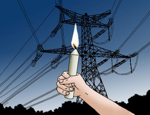 Cartoon: elestop (medium) by Lubomir Kotrha tagged electricity,power,electricity,power