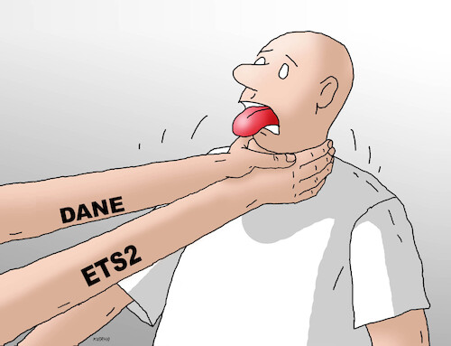 emisiovo (medium) Cartoon: emisiovo (medium) by Lubomir Kotrha tagged ets2,emissions,ets2,emissions