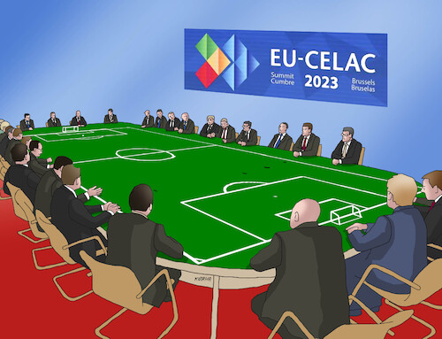 Cartoon: eucelac23 (medium) by Lubomir Kotrha tagged summit,summit