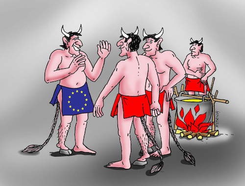 Cartoon: eucert (medium) by Lubomir Kotrha tagged eu,election