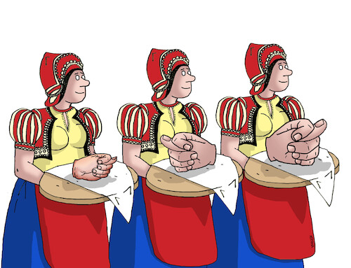 Cartoon: figovo26 (medium) by Lubomir Kotrha tagged welcoming,the,visitor,welcoming,the,visitor