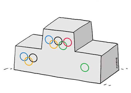 Cartoon: ohstupne (medium) by Lubomir Kotrha tagged olympic,games,2024,paris,france,olympic,games,2024,paris,france