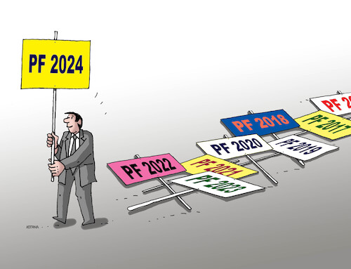 Cartoon: pf2024b (medium) by Lubomir Kotrha tagged pf,2024,happy,new,year,pf,2024,happy,new,year