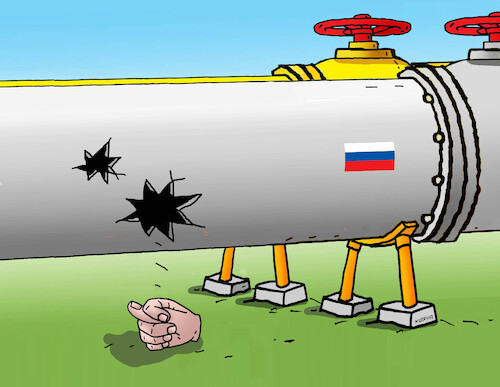 Cartoon: ropnofig (medium) by Lubomir Kotrha tagged slovakia,ukraine,oil,electricity,fico,zelensky,slovakia,ukraine,oil,electricity,fico,zelensky