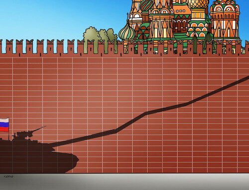 Cartoon: rusrast24 (medium) by Lubomir Kotrha tagged putin,russia,economy,putin,russia,economy