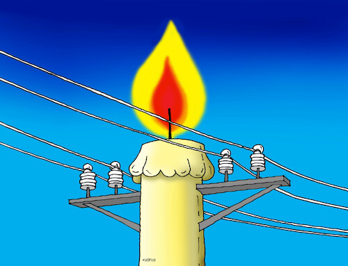 Cartoon: sviec-hn (medium) by Lubomir Kotrha tagged electrical,energy,electrical,energy