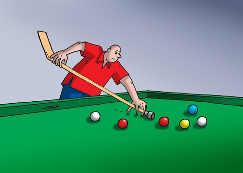 Cartoon: tagohok (medium) by Lubomir Kotrha tagged hokej,hockey,world,cup