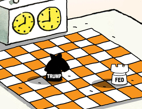 Cartoon: trumpat (medium) by Lubomir Kotrha tagged trump,usa,fed,dollar,trump,usa,fed,dollar