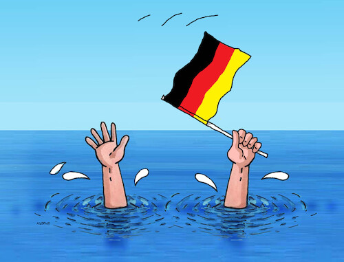 Cartoon: Germany elections 3 (medium) by Lubomir Kotrha tagged germany,elections,germany,elections