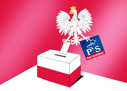 Cartoon: Poland - 13x (medium) by Lubomir Kotrha tagged poland,elections,poland,elections