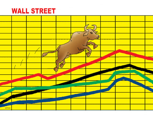 Cartoon: Wall Street (medium) by Lubomir Kotrha tagged wall,street,wall,street