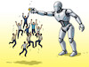 Cartoon: aiminca (small) by Lubomir Kotrha tagged ai,robots,people