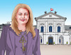 Cartoon: caputkluc (small) by Lubomir Kotrha tagged zuzana,caputova,new,slovak,president