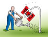 Cartoon: ceta (small) by Lubomir Kotrha tagged ceta canada europe eu usa brusel world