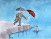 Cartoon: dazdnice24 (small) by Lubomir Kotrha tagged water,rain,downpour,floods