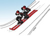 Cartoon: dvojka (small) by Lubomir Kotrha tagged sochi,sport,olympics