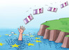 Cartoon: eumoney25 (small) by Lubomir Kotrha tagged eu,budget,euro,money
