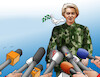 Cartoon: eursula (small) by Lubomir Kotrha tagged european,union,usa,russia,ukraine,nato,weapons,war,peace