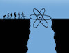 Cartoon: evoatom (small) by Lubomir Kotrha tagged evolution