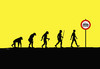 Cartoon: evozoll (small) by Lubomir Kotrha tagged evolution
