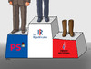 Cartoon: fraregion (small) by Lubomir Kotrha tagged france,vote,elections,marine,le,pen,national,hollande,sarkozy