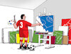 Cartoon: futart26 (small) by Lubomir Kotrha tagged football,soccer,world,cup,usa,canada,mexico