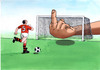Cartoon: futbalprst (small) by Lubomir Kotrha tagged soccer