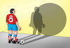 Cartoon: futtien (small) by Lubomir Kotrha tagged qatar,football,championships