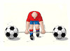 Cartoon: futvzper (small) by Lubomir Kotrha tagged sport,soccer,weightlifter