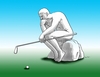 Cartoon: golfdum (small) by Lubomir Kotrha tagged humor