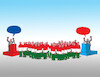 Cartoon: hunvolb26 (small) by Lubomir Kotrha tagged hungary,elections,orban,magyar,fidesz,tisza