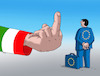 Cartoon: italyprst (small) by Lubomir Kotrha tagged eu,euro,italy,lira,europe,world,elections,conti