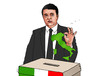 Cartoon: itareferendum (small) by Lubomir Kotrha tagged italy,referendum,matteo,renzi,eu