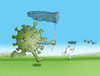 Cartoon: korokorona (small) by Lubomir Kotrha tagged corona,virus,pandemic