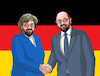 Cartoon: merkelovci (small) by Lubomir Kotrha tagged germany,governmental,coalition,merkel,schulz,europe,euro,the,world