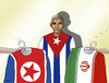 Cartoon: obamatrika (small) by Lubomir Kotrha tagged usa,obama,world,iran,kuba,korea