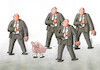 Cartoon: ochranfig (small) by Lubomir Kotrha tagged bodyguards